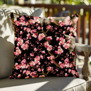 Sakura Körsbärsblomsmönster Kudde