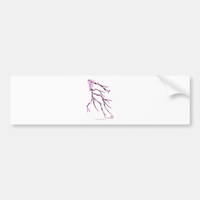 Sakura körsbärsröd blommar 22, Tony Fernandes Bildekal (Framsidan)