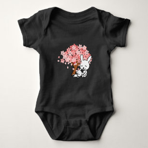 Sakura Körsbärsträd Cool Söt Kawaii kanin Kaniner T Shirt