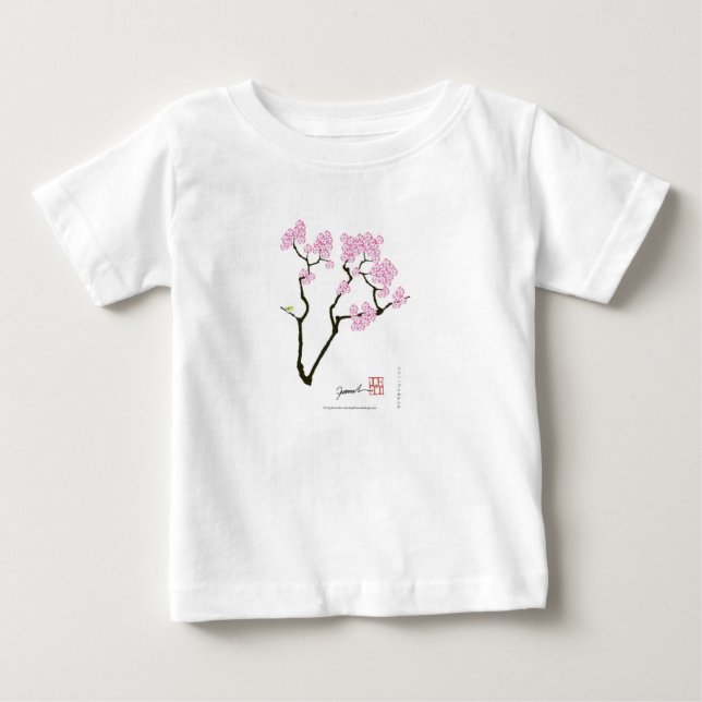 sakura med den gröna fågeln, tony fernandes tee shirt (Framsida)