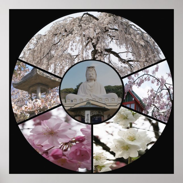 Sakura Meditation_ av Adela Stefanov Poster (Framsidan)
