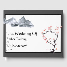 Sakura Mountain | Avslappnad Bröllop Guest Bok