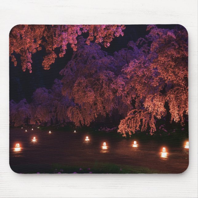Sakura (natt) Mousepad Musmatta (Framsidan)