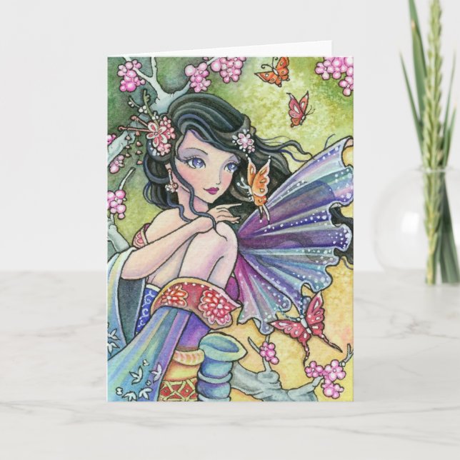 Sakura Night - tomt kort (Framsida)