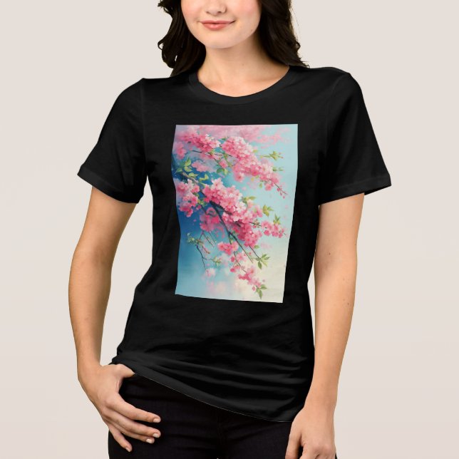 Sakura  om Vår T Shirt (Framsida)