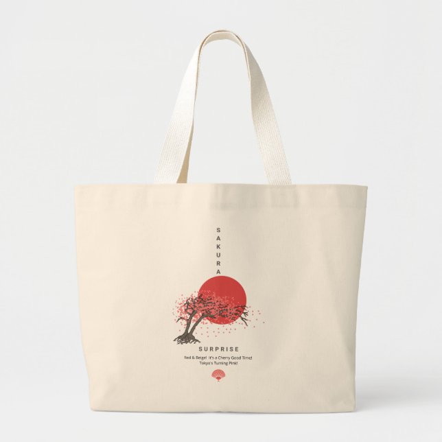 Sakura överraskning: Tokyos turande Rosa! Jumbo Tygkasse (Framsidan)