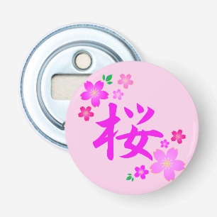 Sakura på japanska flasköppnare