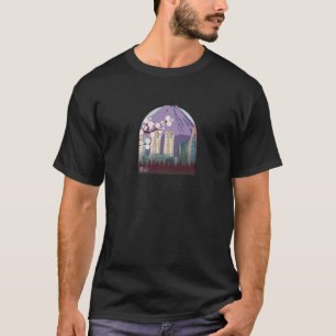 Sakura Pastel Goth Vapor wave Fuji Yama T Shirt
