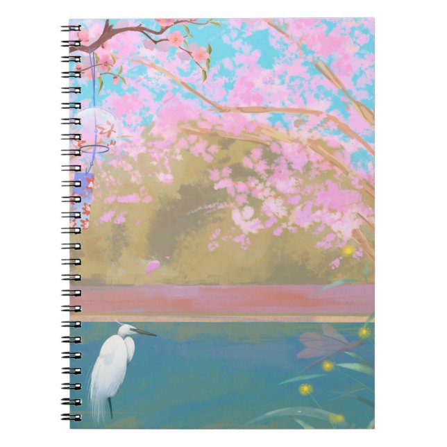 "Sakura Pond" Anteckningsbok (Framsidan)