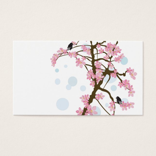 Sakura-profilkort Visitkort (Framsidan)