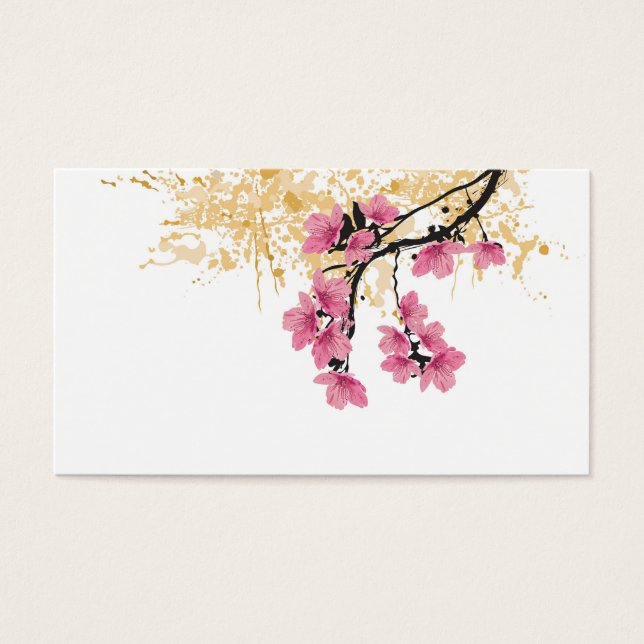 Sakura-profilkort Visitkort (Framsidan)