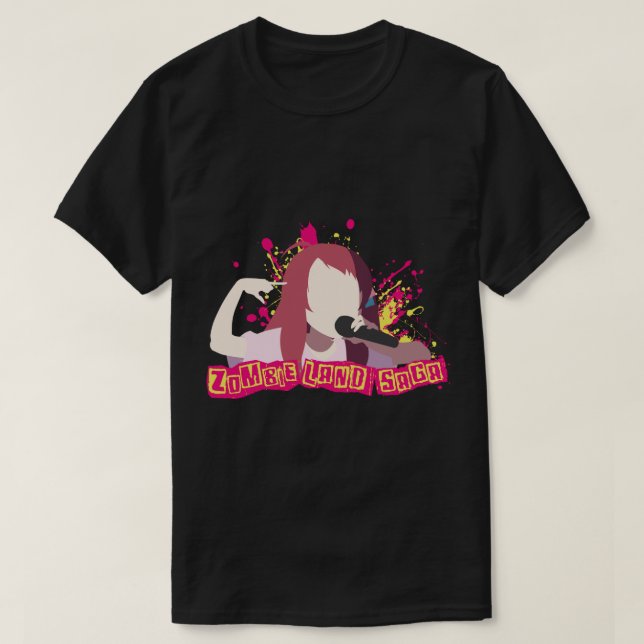 Sakura Raps Zombie Land Saga T Shirt (Design framsida)