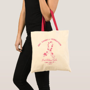 Sakura Rosa Bröstcancer överlevande Fundraiser Tygkasse