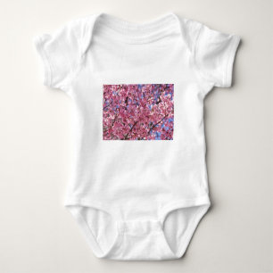 Sakura Rosa Cherry Blommar Himlar Tee