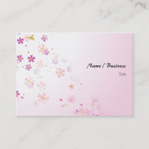 Sakura rosor visitkort