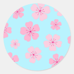 Sakura Runt Klistermärke