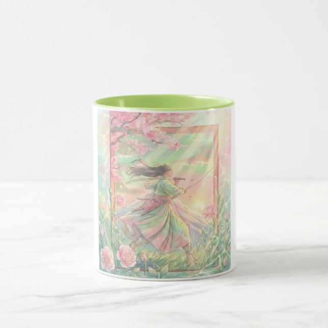 Sakura Samourai japonaise mug Mugg (Center)