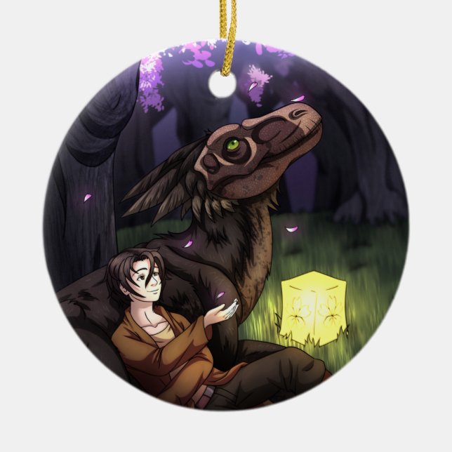 Sakura Season Julgransprydnad Keramik (Framsidan)