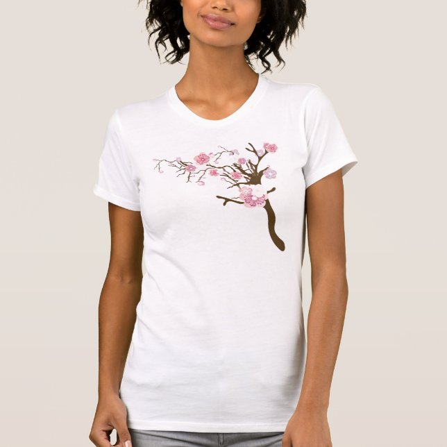 Sakura skjorta tee shirt (Framsida)