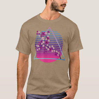 Sakura Synthwave Japansk Flower Vaporwave Cherry T Shirt