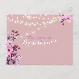 Sakura Theme Inbjudan Vykort