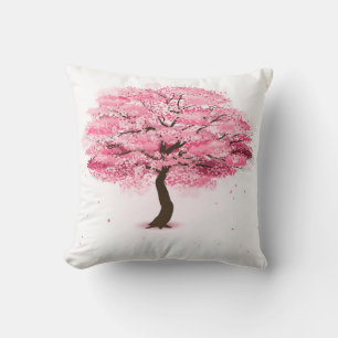 sakura träd dekorativ kudde