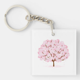 Sakura Träd i Fullt Bloom - Elegant Vår Design"