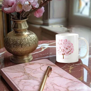 Sakura Träd i Fullt Bloom - Elegant Vår Design" Kaffemugg