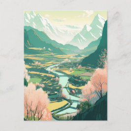 Sakura Valley Helg Vykort