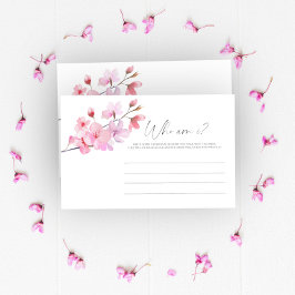 Sakura - Vem är jag möhippa-match? Brevpapper