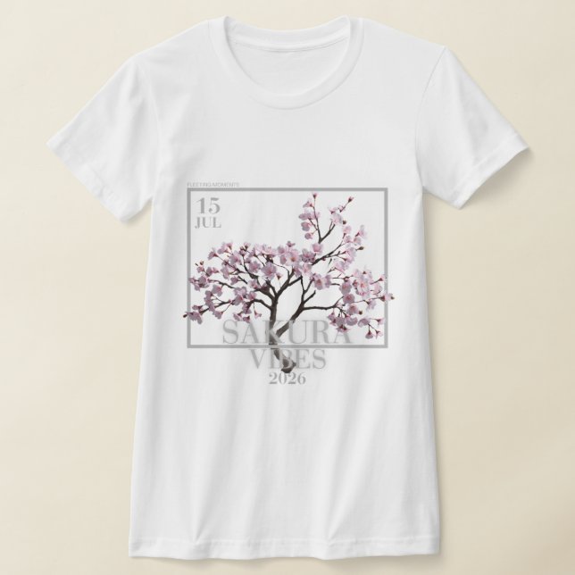 Sakura Vibes T Shirt (Laydown)