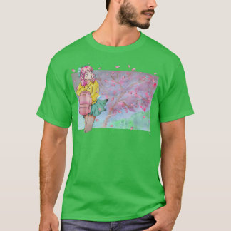 Sakura Watercolor Anime Manga Kawaii Pastel Goth A T Shirt