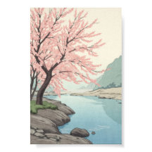 Sakurafloden Modern japansk Ukiyo-e