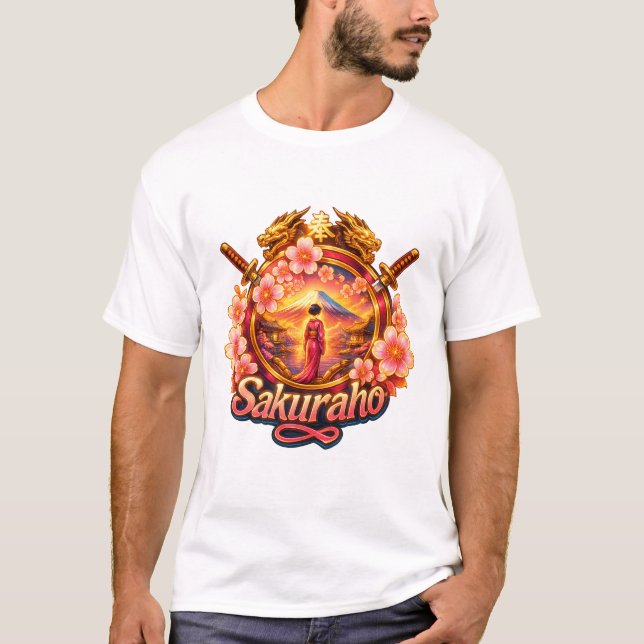 Sakuraho: Samurai Spirit Sunset Tee (Framsida)