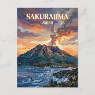 Sakurajima Japan Vykort