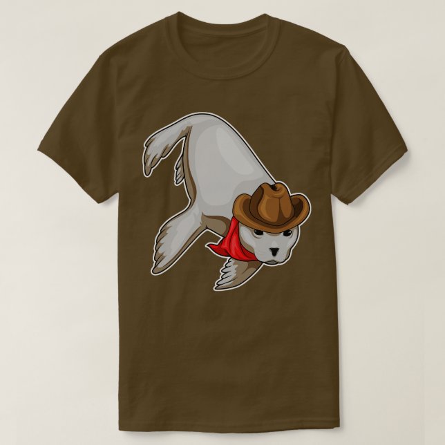 Sal Cowboy Cowboyhatt T Shirt (Design framsida)