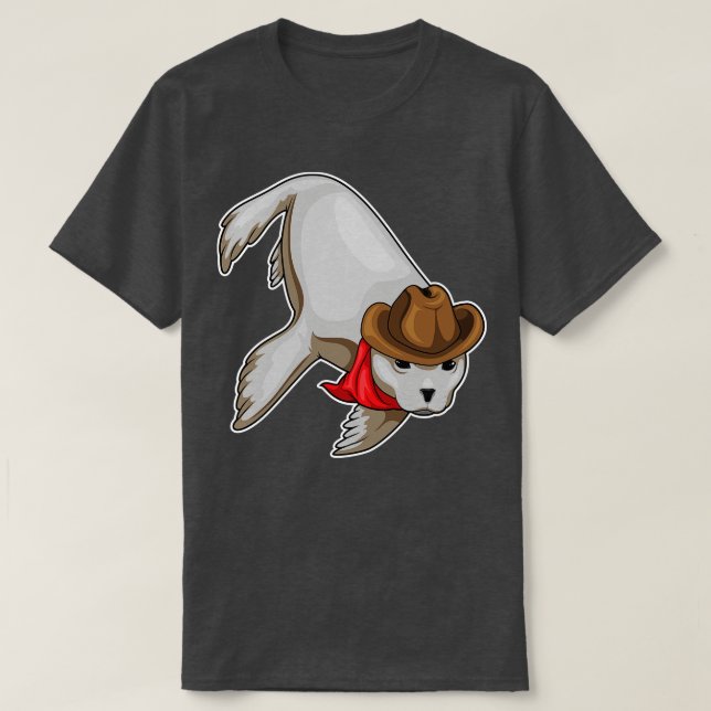 Sal Cowboy Cowboyhatt T Shirt (Design framsida)