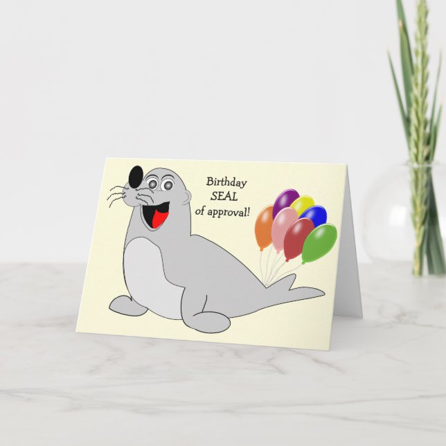 Sal Humous Birthday Card Kort (Framsida)