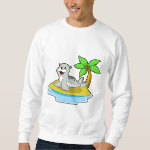 Säl på ön lång ärmad tröja