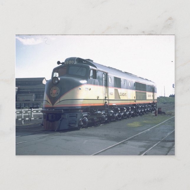 SAL RR Baldwin "Centipede" Vykort (Framsida)