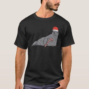 Sal Santa Animal jul Julafton Women Girls T Shirt