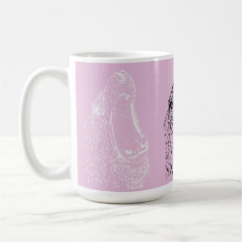 Säl Skrik Kaffemugg