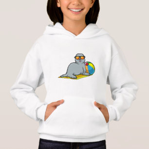 Säl vid solbad med Vatten polo T Shirt