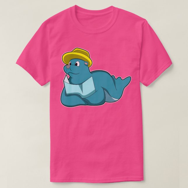 Sal vid Walking med Karta T Shirt (Design framsida)