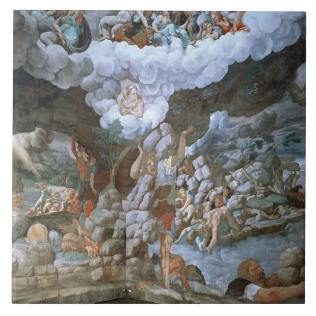 Sala dei Giganti (frescoen) (se också 78482-88), Kakelplatta (Framsidan)