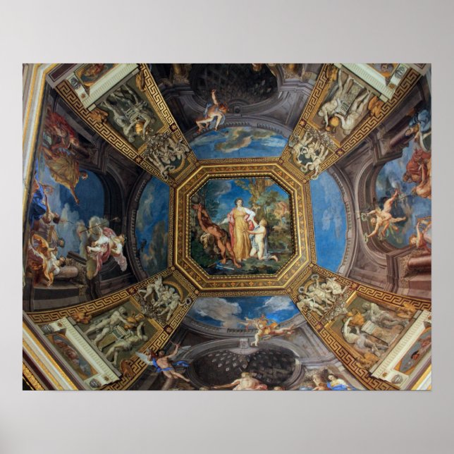 Sala delle Muse Vatican Museum Poster (Framsidan)