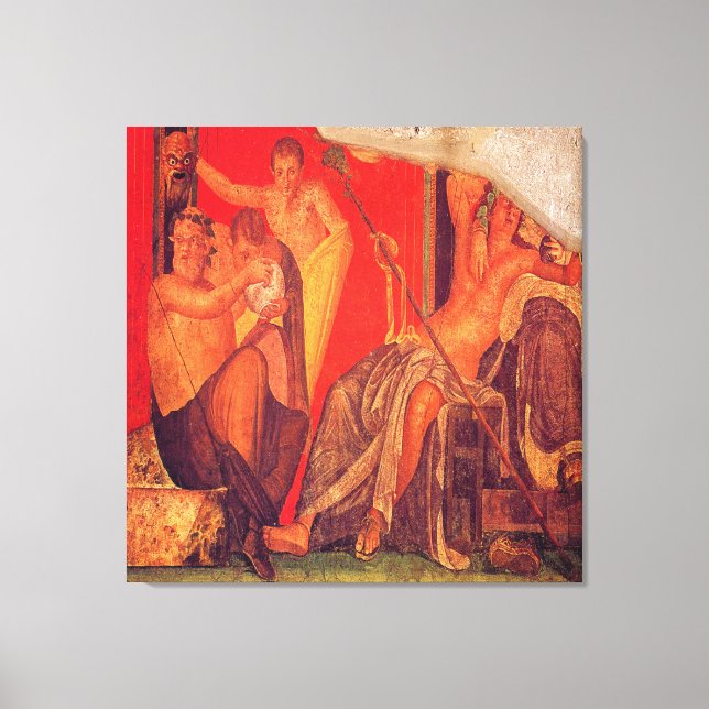 Sala di Grande Dipinto, Scene VI / Villa de Mister Canvastryck (Framsida)