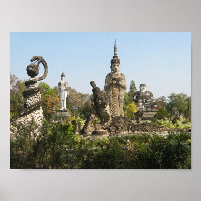 Sala Keo Kou, Nong Khai, Thailand Poster (Framsidan)