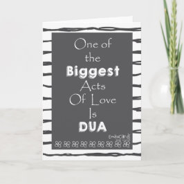 Salaam & Dua - Act of Love Kort