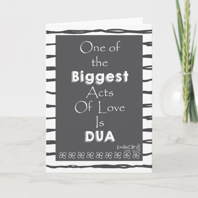 Salaam & Dua - Act of Love Kort (Framsida)